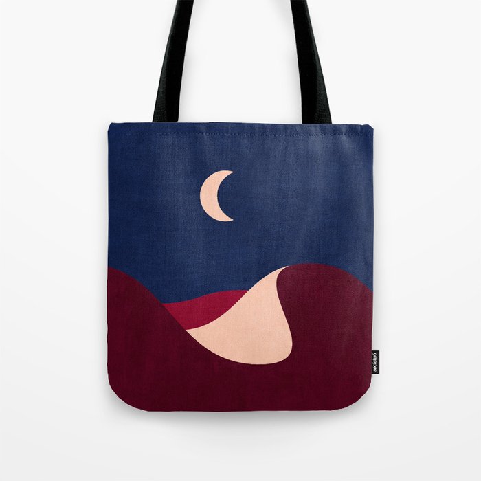LANDSHAPES - Desert - night Tote Bag Gallery Image 1