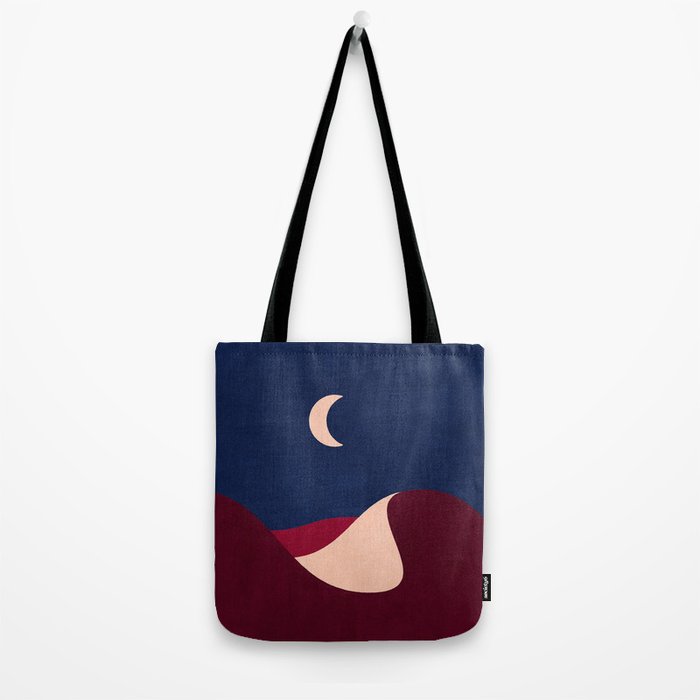 LANDSHAPES - Desert - night Tote Bag Gallery Image 2