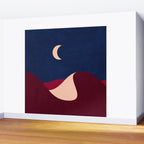 LANDSHAPES - Desert - night Wall Mural Gallery Image 2