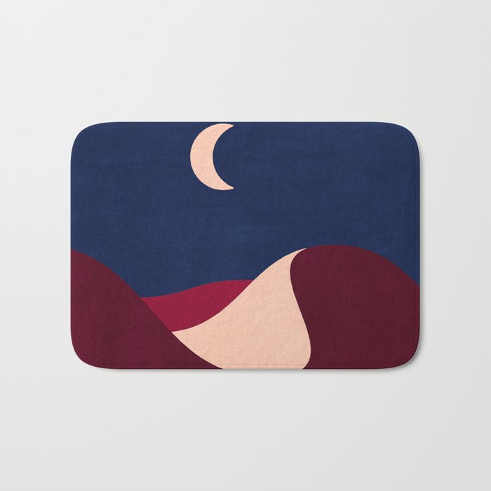 LANDSHAPES - Desert - night Bath Mat Gallery Image 1