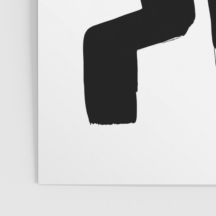 Black Signature White Background Poster Gallery Image 3