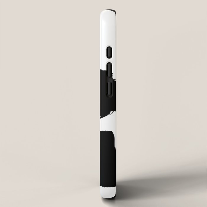 Black Signature White Background iPhone Case Gallery Image 2