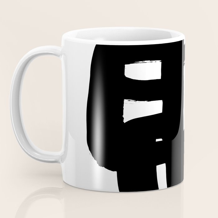 Black Signature White Background Coffee Mug Gallery Image 3