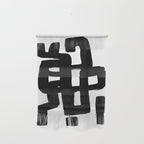 Black Signature White Background Wall Hanging Gallery Image 1