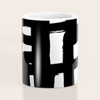 Black Signature White Background Coffee Mug Gallery Image 4