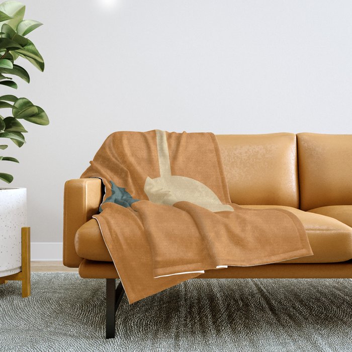 Mid Century 32B Throw Blanket Gallery Image 1