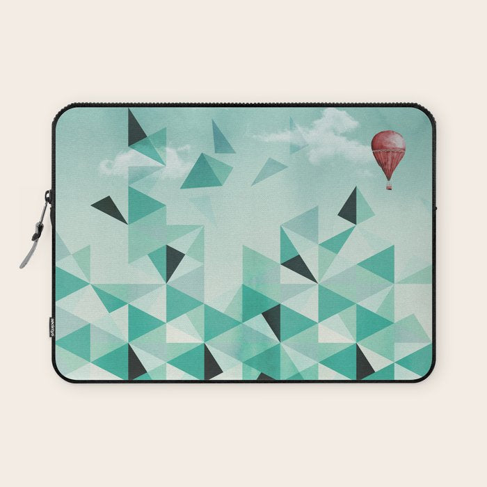 Emerald City (Blue Sky Version) Laptop Sleeve Gallery Image 1