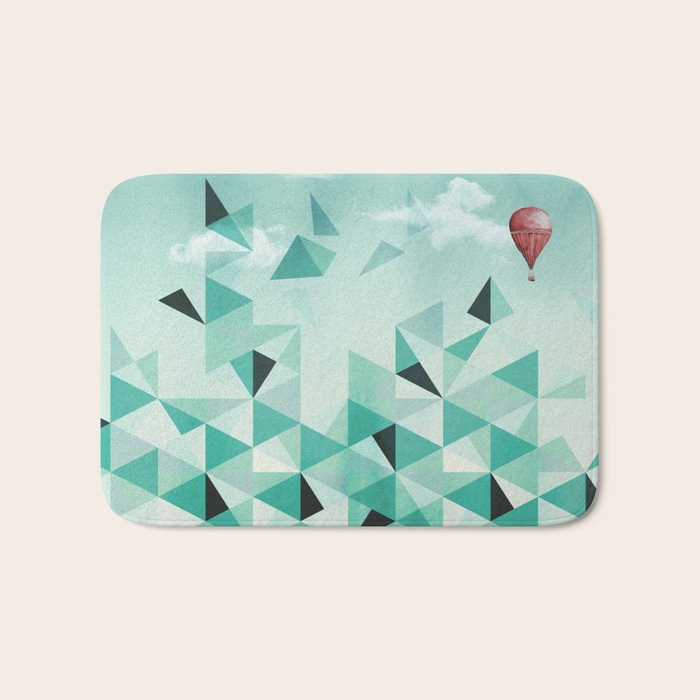 Emerald City (Blue Sky Version) Bath Mat Gallery Image 1
