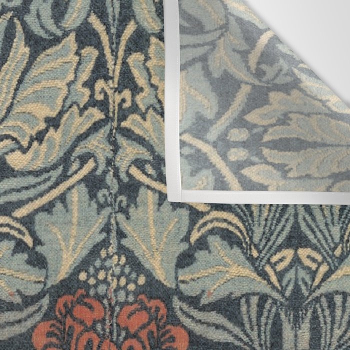 Vintage William Morris Tulip and Rose Wall Tapestry Gallery Image 3