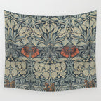 Vintage William Morris Tulip and Rose Wall Tapestry Gallery Image 4