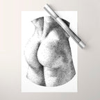 Peachy 2 NOODDOOD Wrapping Paper Gallery Image 1