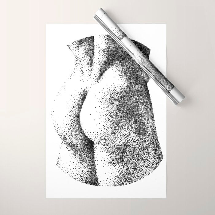 Peachy 2 NOODDOOD Wrapping Paper Gallery Image 1