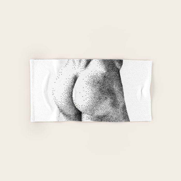 Peachy 2 NOODDOOD Bath Towel Gallery Image 1