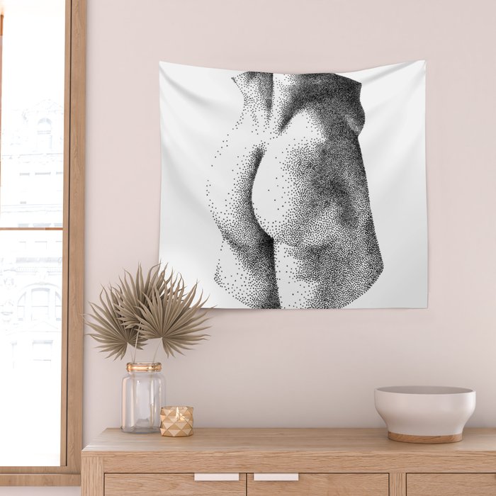 Peachy 2 NOODDOOD Wall Tapestry Gallery Image 2