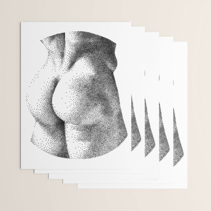 Peachy 2 NOODDOOD Wrapping Paper Gallery Image 3