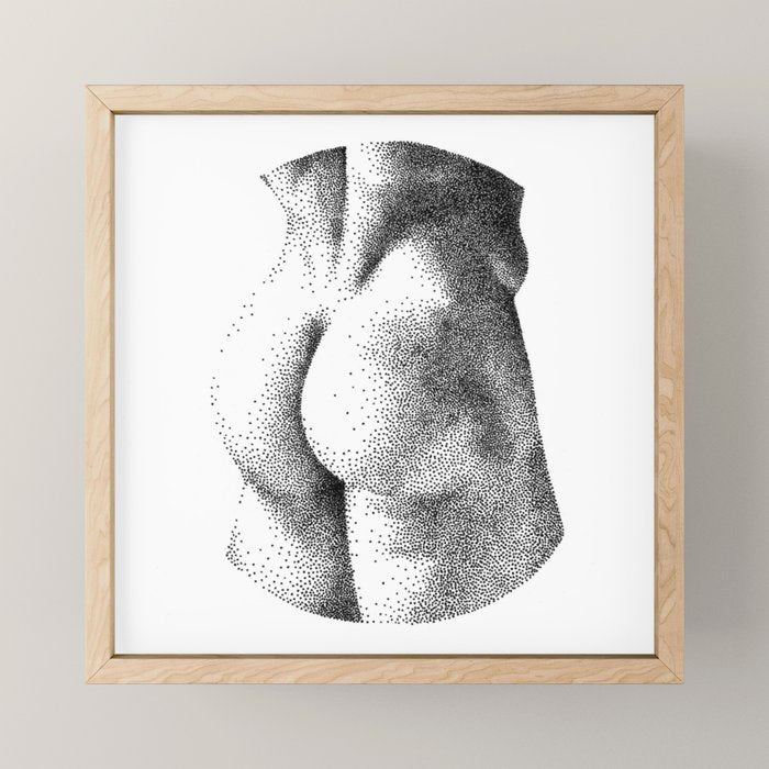 Peachy 2 NOODDOOD Mini Art Print