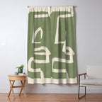 Abstract line art 77 Window Curtain Gallery Image 5