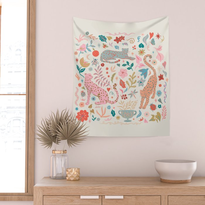 Boho Jungle Wall Tapestry Gallery Image 2