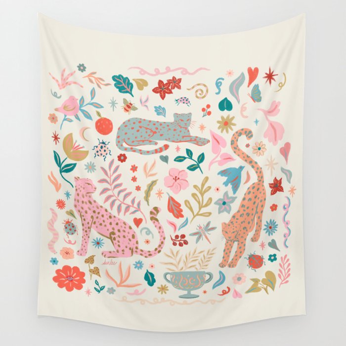 Boho Jungle Wall Tapestry Gallery Image 4
