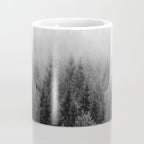 Forest, Black and White Coffee Mug Gallery Image 4