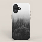 Forest, Black and White iPhone Case Gallery Image 1