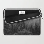 Forest, Black and White Laptop Sleeve Gallery Image 2
