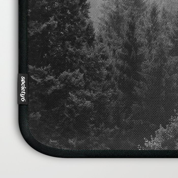 Forest, Black and White Laptop Sleeve Gallery Image 3