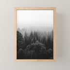 Forest, Black and White Mini Art Print Gallery Image 1