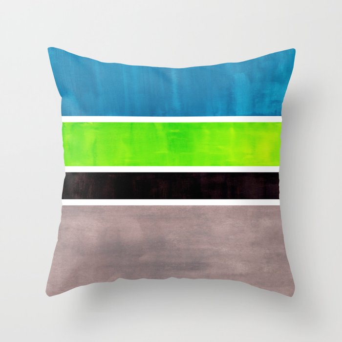 Lime Turquoise Coldfield Throw Pillow Gallery Image 6