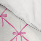 Bows & Ribbons Pattern VIII Y2K Pink Comforter Gallery Image 4
