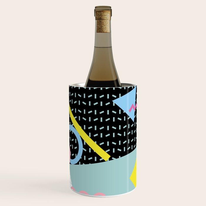Memphis Pattern 6 - 80s - 90s - Retro Wine Chiller Gallery Image 1