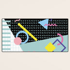 Memphis Pattern 6 - 80s - 90s - Retro Desk Mat Gallery Image 3