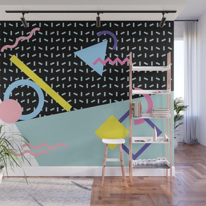 Memphis Pattern 6 - 80s - 90s - Retro Wall Mural Gallery Image 1