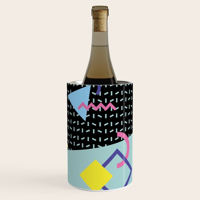 Memphis Pattern 6 - 80s - 90s - Retro Wine Chiller Gallery Image 3