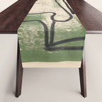 Minimal Face Impression 1 Table Runner Gallery Image 1