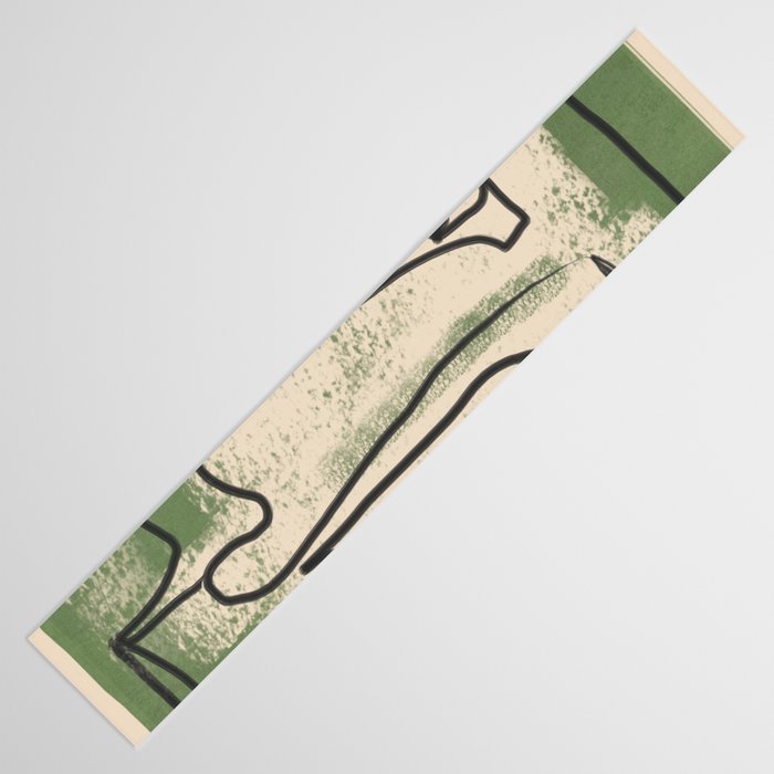 Minimal Face Impression 1 Table Runner Gallery Image 3