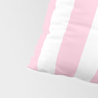 Pink & White Vertical Stripes Pillow Sham Gallery Image 4