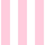 Pink & White Vertical Stripes Coffee Mug Gallery Image 2