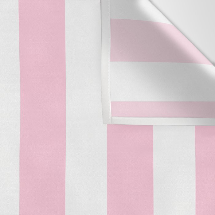 Pink & White Vertical Stripes Wall Tapestry Gallery Image 3