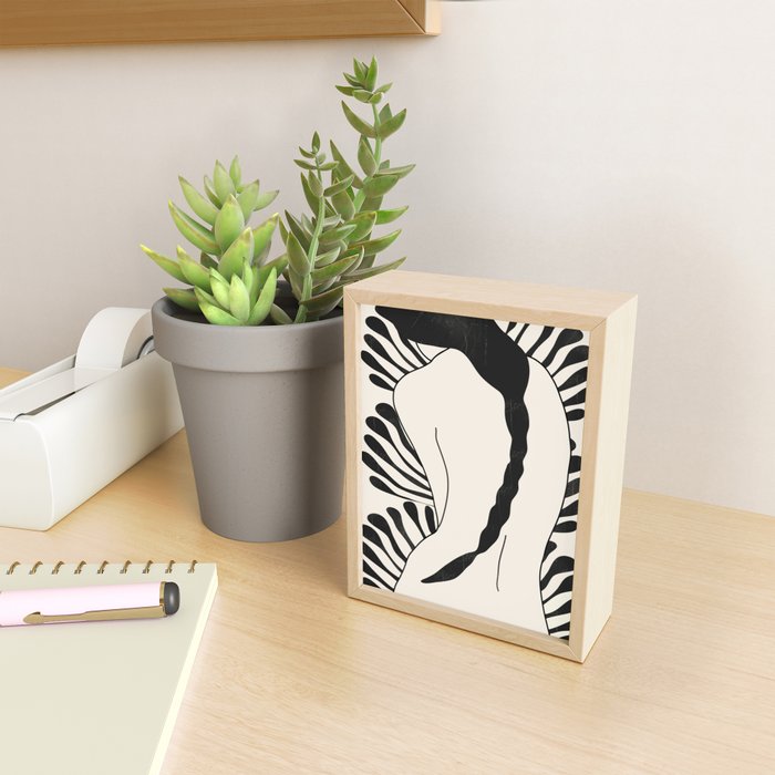 Abstract Art Nude Woman Mini Art Print Gallery Image 2