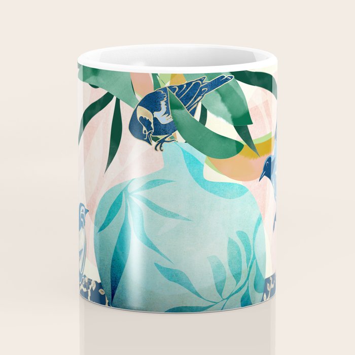 Vintage Vase Abstract Coffee Mug Gallery Image 4