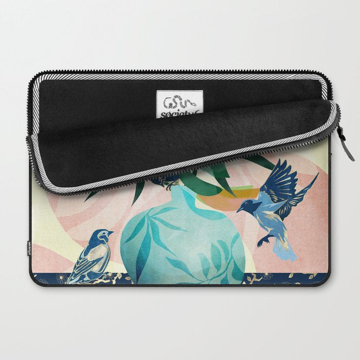 Vintage Vase Abstract Laptop Sleeve Gallery Image 2