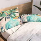 Vintage Vase Abstract Pillow Sham Gallery Image 2
