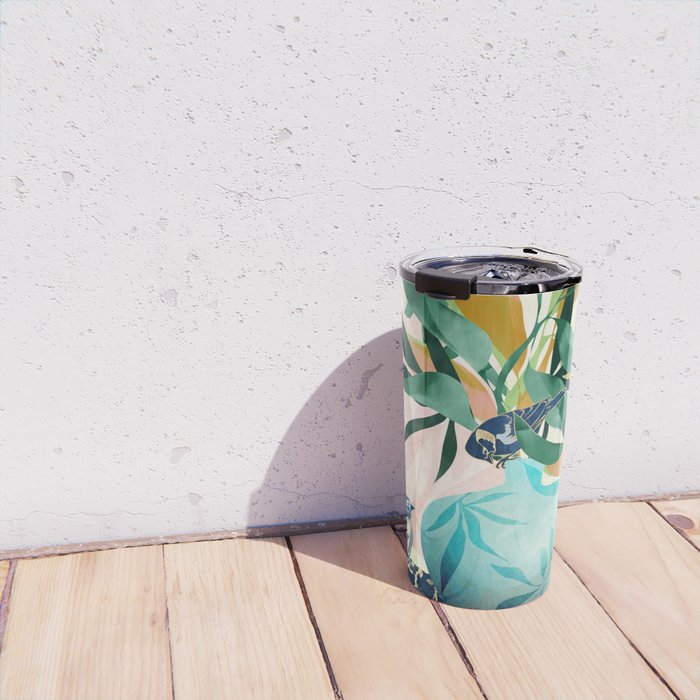 Vintage Vase Abstract Travel Mug Gallery Image 4