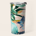 Vintage Vase Abstract Travel Mug Gallery Image 2