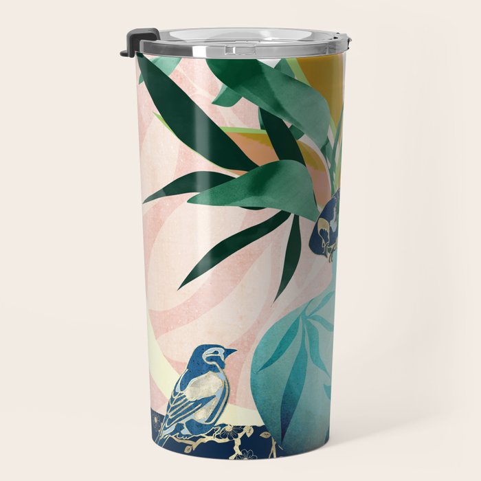 Vintage Vase Abstract Travel Mug Gallery Image 3