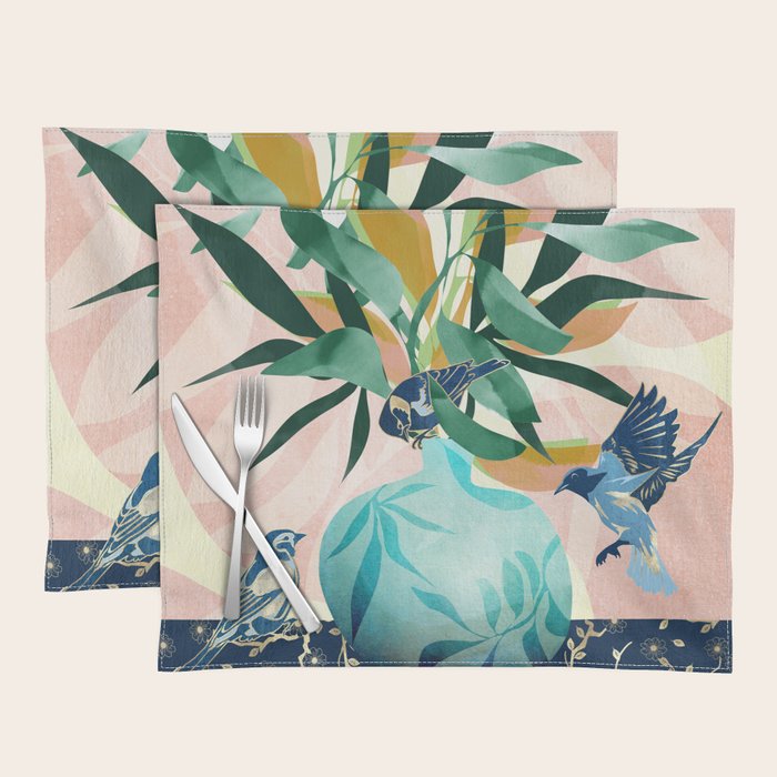 Vintage Vase Abstract Placemat Gallery Image 1