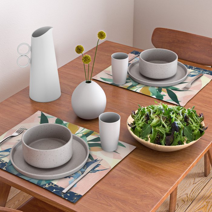 Vintage Vase Abstract Placemat Gallery Image 2