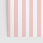 Large Classic Pink and White Stripe Pattern Poster Gallery Image 3