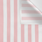 Large Classic Pink and White Stripe Pattern Wall Tapestry Gallery Image 3